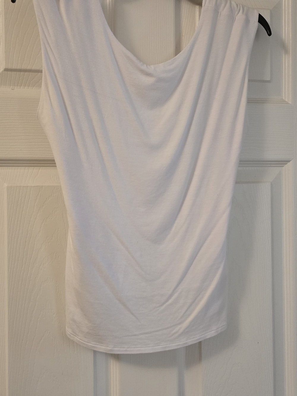 See You Monday White Scoop Neck Tank Top
